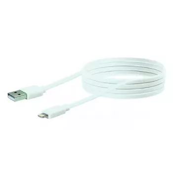 Lightning-Kabel Schwaiger LKF200L532 2 m Weiß