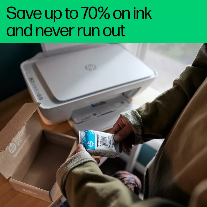 HP DeskJet 2821e Wireless All-in-One-Farbdrucker, Instant Ink; Kopierer, Scanner