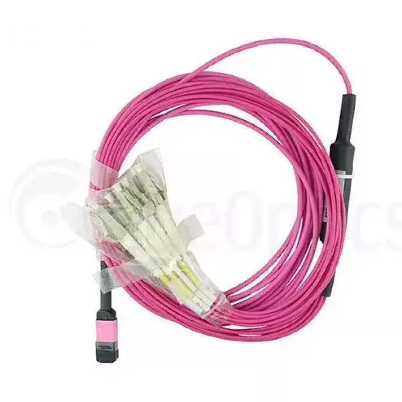 BlueOptics EMC CBL-MPO12-4LC-OM4-2M Glasfaserkabel MPO 4x LC 2m