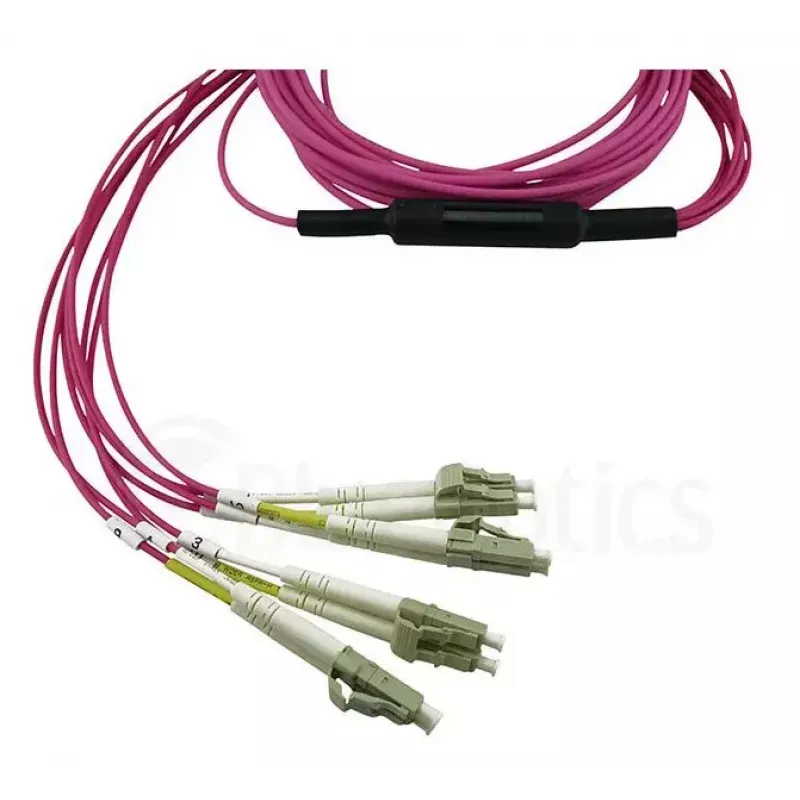 BlueOptics EMC CBL-MPO12-4LC-OM4-2M Glasfaserkabel MPO 4x LC 2m