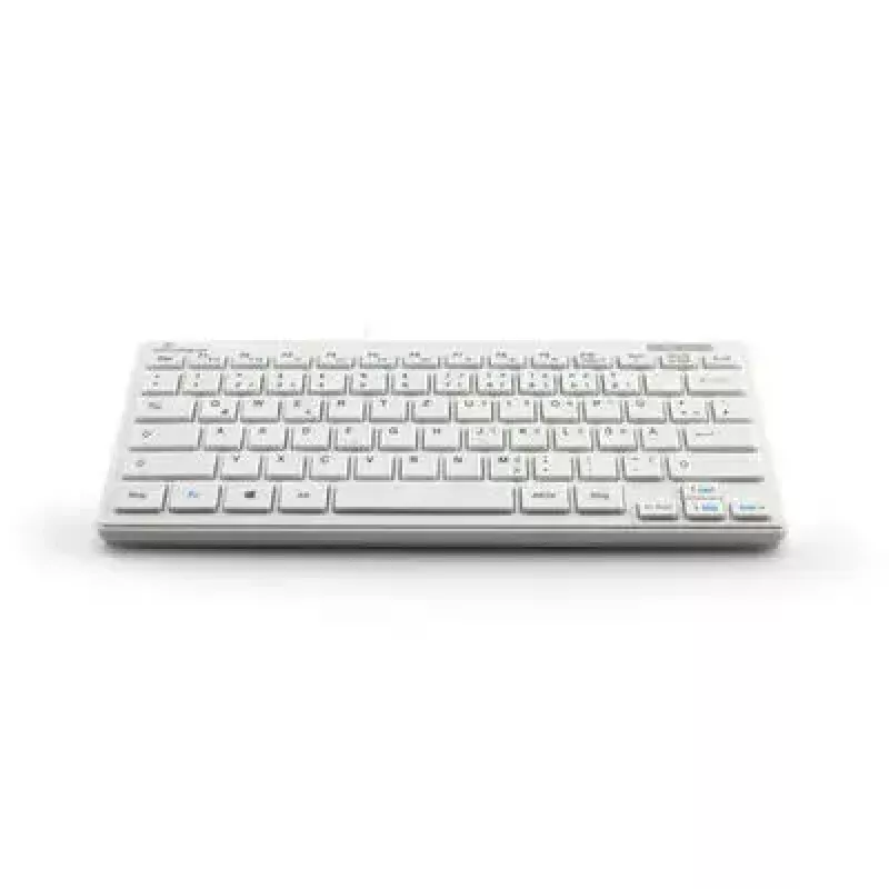 Tastatur MediaRange MROS113 Office USB QWERTZ Deutsch Weiß