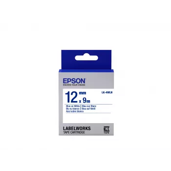 Epson Label Cartridge Standard LK-4WLN Blau/Weiß 12mm (9m)