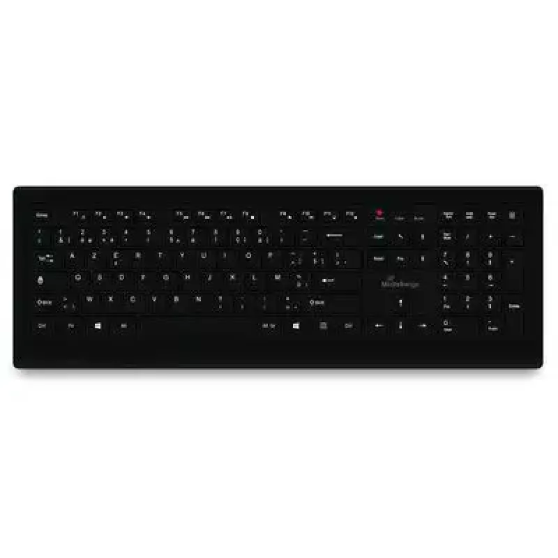 MediaRange MROS101-BE Tastatur Home USB AZERTY Belgisch Schwarz Full-Size 107 Tasten
