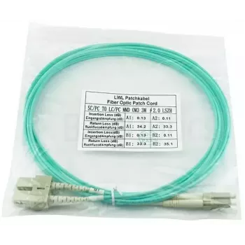 BlueOptics InfiniBand Glasfaserkabel 5 m 2x LC 2x SC LC/APC