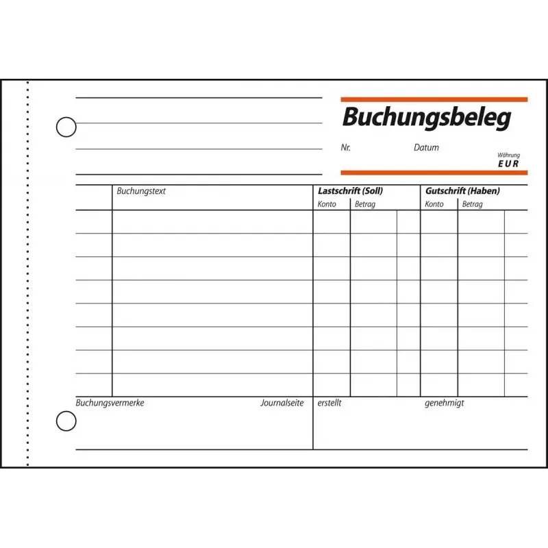 Geschäftsformular Sigel BU615