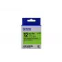 Epson Label Cartridge Fluorescent LK-4GBF Schwarz/Grün 12mm (9m)