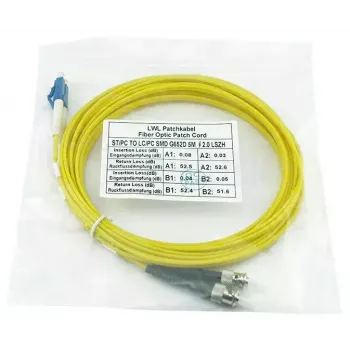 BlueOptics SFP3133BU1MK InfiniBand Glasfaserkabel 1 m LC ST Gelb