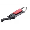 Schlüsselkarabiner TROIKA KTL26-RD Schwarz Rot