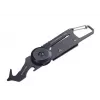 Schlüsselkarabiner TROIKA KTL26-RD Schwarz Rot