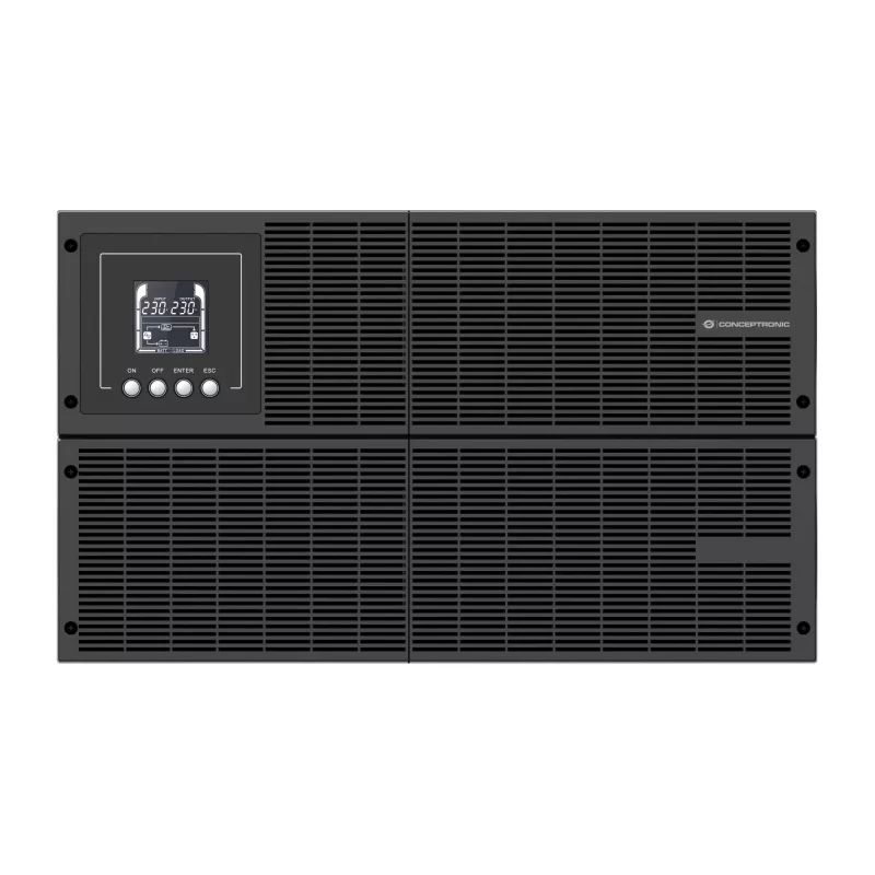 Conceptronic ZEUS51E6K 6000VA 6000W Online Rack/Tower USV, Doppelwandler (Online), 6 kVA, 6000 W, Sinus, 80 V, 300 V