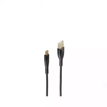 USB-Kabel ShiverPeaks BS20-71025 1m USB 2.0 USB A USB C Schwarz