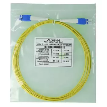 BlueOptics SFP8181BU1MK InfiniBand Glasfaserkabel 1 m LC Gelb