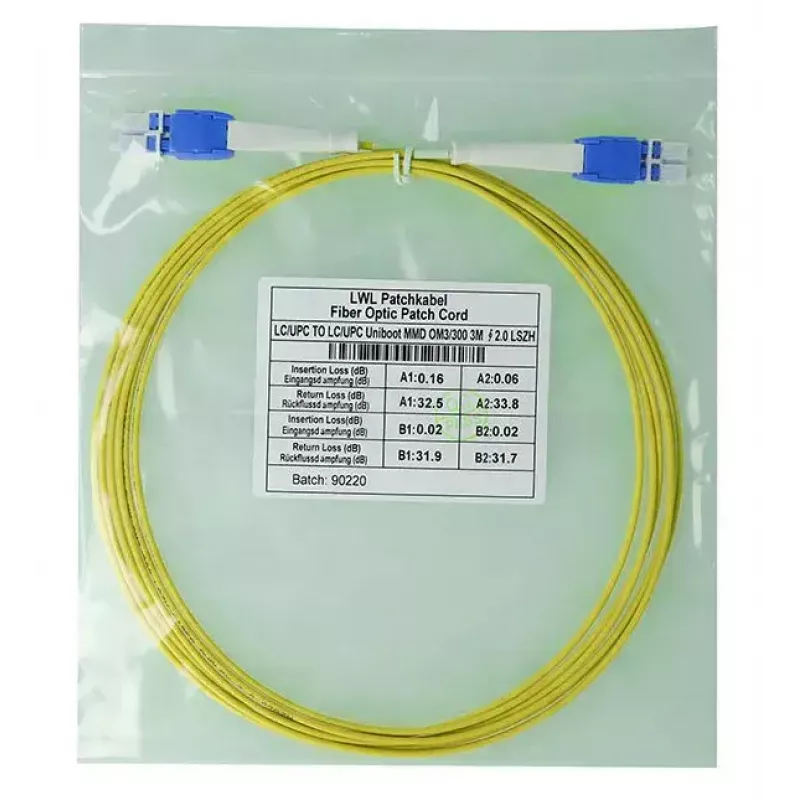 BlueOptics SFP8181BU1MK InfiniBand Glasfaserkabel 1 m LC Gelb