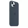 Silikon Case Cover Apple iPhone 15 MagSafe Storm Blue