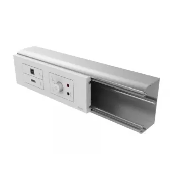 Kabelbox VISION TC3 SURRBE65 für den Schreibtisch, weiß, 210×68×28 mm, 1 St.