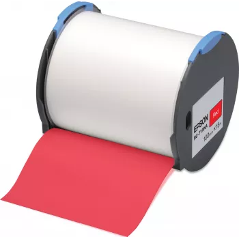 Epson RC-T1RNA Rotes Band 100 mm x 15 m für Etikettendrucker, rot, 1er-Pack