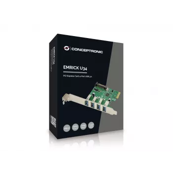 Conceptronic EMRICK02G Schnittstellenkarte/-adapter Intern USB 3.2 Gen 1 (3.1 Gen 1)