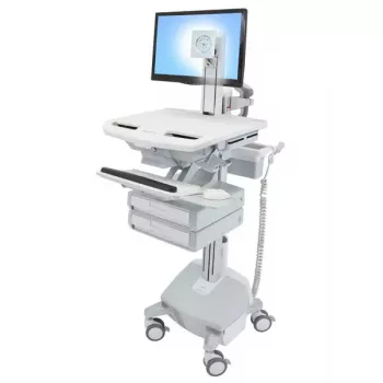 Multimediawagen Ergotron StyleView Aluminium Grau Weiß