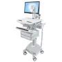 Multimediawagen Ergotron StyleView Aluminium Grau Weiß