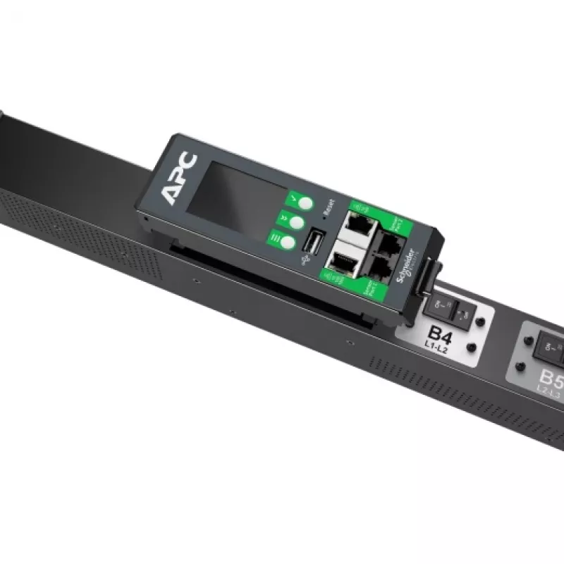 APC NetShelter Rack PDU Advanced, Metered Outlet, 3PH, 22.1kW 400V 32A or 17.3kW 415V 30A, 48 Outlets, IEC309