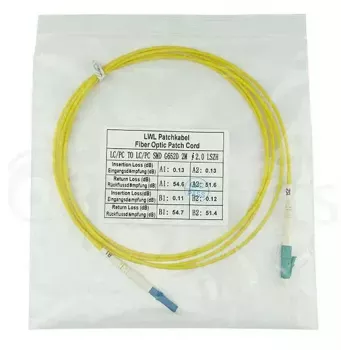 BlueOptics SFP2121BU3MS InfiniBand Glasfaserkabel 3 m LC Gelb