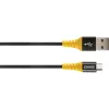 USB-Kabel Schwaiger WKUM10 511 1,2 m USB A Micro-USB B Schwarz Gelb