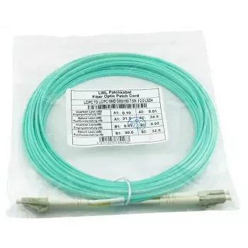 BlueOptics BK839A InfiniBand-Glasfaserkabel 2 m LC Aqua OM3