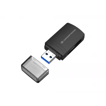Conceptronic BIAN06B SD TF/MicroSD 4.0 Kartenleser, UHS-II, USB 3.0, 5 Gbit/s