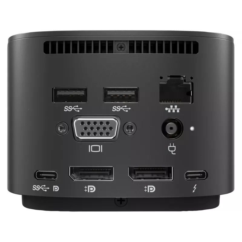 HP Thunderbolt Dock G2 mit Kombokabel Kabelgebunden Schwarz