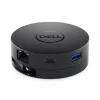 DELL Mobile Adapter DA300 Kabelgebunden USB 3.2 Gen 2 (3.1 Gen 2) Type-C Schwarz