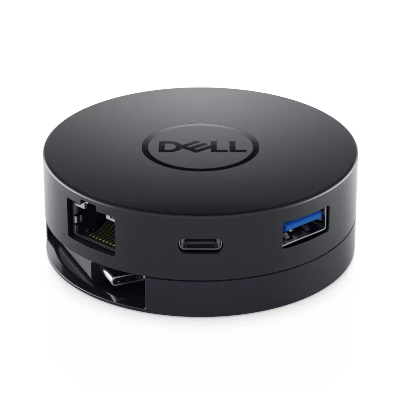 DELL Mobile Adapter DA300 Kabelgebunden USB 3.2 Gen 2 (3.1 Gen 2) Type-C Schwarz