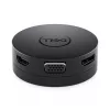 DELL Mobile Adapter DA300 Kabelgebunden USB 3.2 Gen 2 (3.1 Gen 2) Type-C Schwarz
