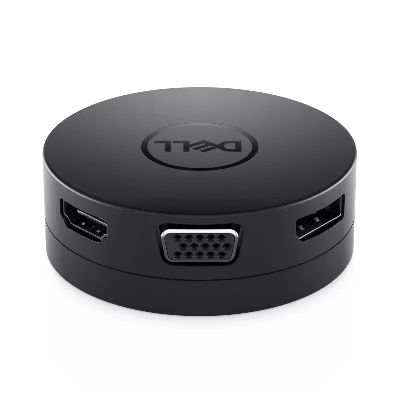 DELL Mobile Adapter DA300 Kabelgebunden USB 3.2 Gen 2 (3.1 Gen 2) Type-C Schwarz
