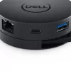 DELL Mobile Adapter DA300 Kabelgebunden USB 3.2 Gen 2 (3.1 Gen 2) Type-C Schwarz