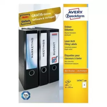 Selbstklebendes Etikett Avery L4761-100 Abgerundetes Rechteck