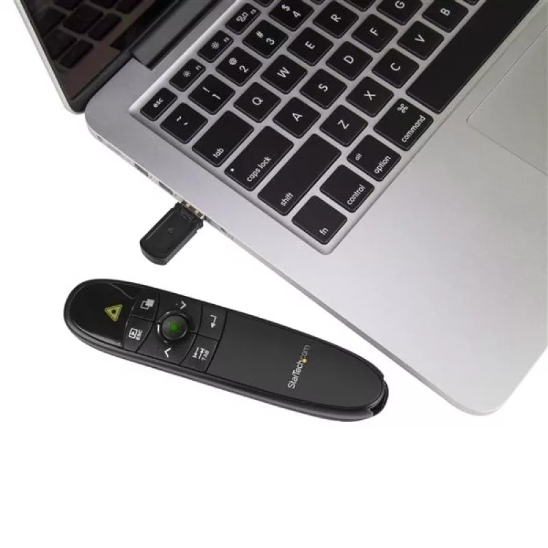 StarTech.com Wireless Presentation Remote mit grünem Laserpointer - 27 m Reichweite