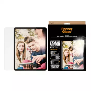 PanzerGlass ® Anti-Reflective Armor Displayschutzfolie iPad Air 13 Zoll (2024–2026) | Pro 13 Zoll (2024–2025) | Ultra-Wide Fit mit Fastfit-Werkzeug