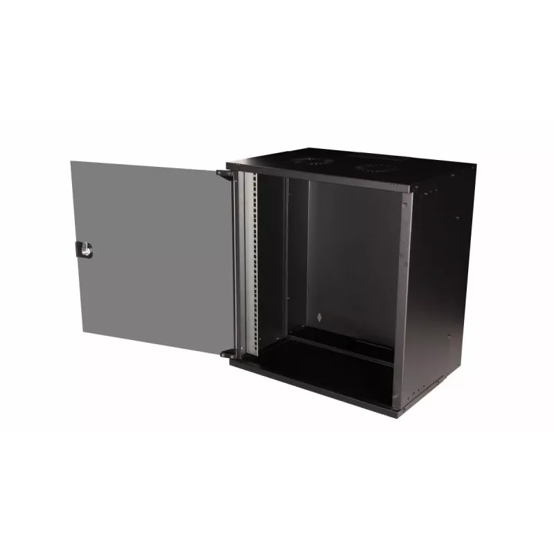 Equip Eco Mount 19' Schrank, 12U, 540X400MM, RAL9005 Schwarz
