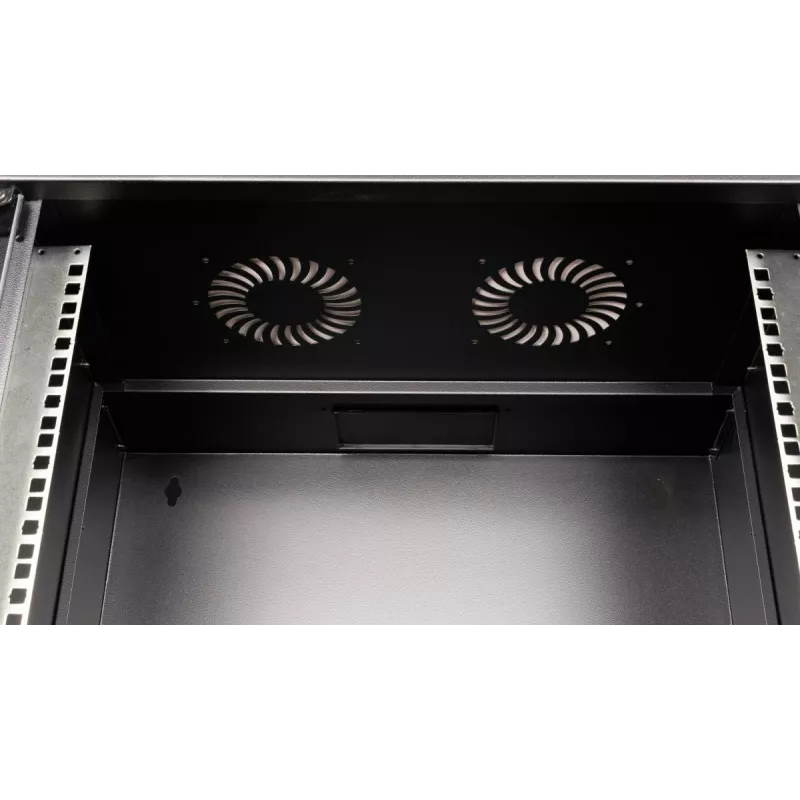 Equip Eco Mount 19' Schrank, 12U, 540X400MM, RAL9005 Schwarz