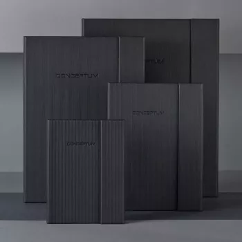 Schreibnotizbuch Sigel CONCEPTUM 194 Blatt Schwarz
