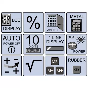 Basistaschenrechner Olympia LCD 1110 Pocket Schwarz