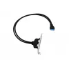 Conceptronic EMRICK11B 19-polig Buchse auf Dual-USB-A-Buchse USB 3.0 Adapter