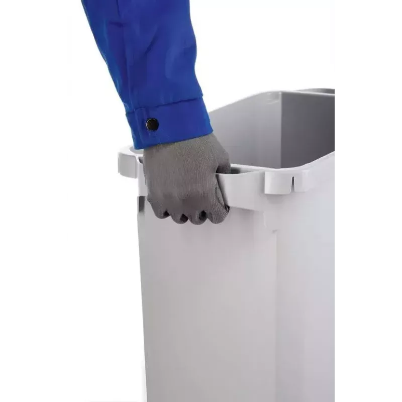 Abfallbehälter Durable 1800503050 Rechteckig Kunststoff Grau Breite 590 mm Tiefe 282 mm Höhe 600 mm