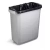 Abfallbehälter Durable 1800503050 Rechteckig Kunststoff Grau Breite 590 mm Tiefe 282 mm Höhe 600 mm