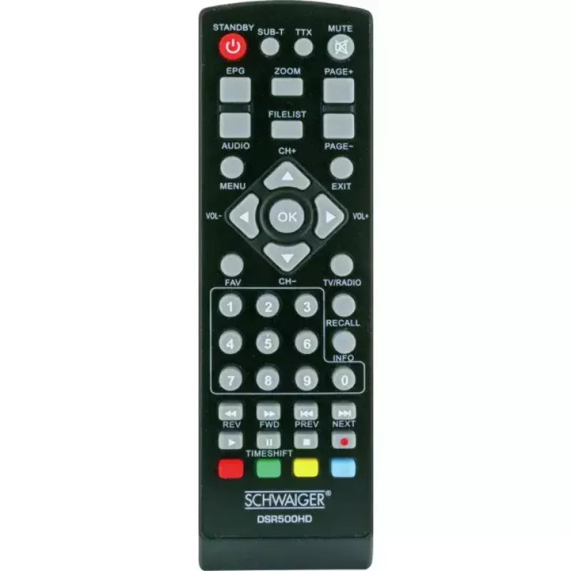 Set-Top-Box Schwaiger DSR500HD Kabel Full HD Schwarz