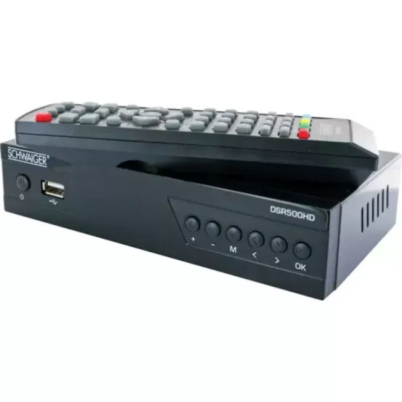Set-Top-Box Schwaiger DSR500HD Kabel Full HD Schwarz