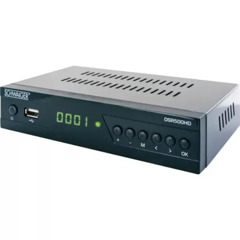 Set-Top-Box Schwaiger DSR500HD Kabel Full HD Schwarz
