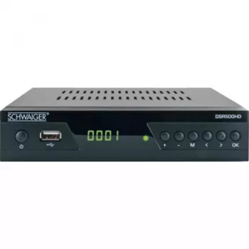Set-Top-Box Schwaiger DSR500HD Kabel Full HD Schwarz