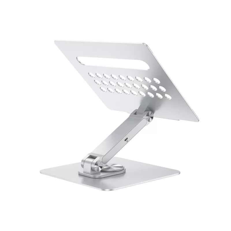 Conceptronic DONN27G, Laptopständer, Silber, Aluminium, 360°, USB 3.2 Gen 1 (3.1 Gen 1) Type-C, 5000 Mbit/s
