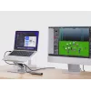 Conceptronic DONN27G, Laptopständer, Silber, Aluminium, 360°, USB 3.2 Gen 1 (3.1 Gen 1) Type-C, 5000 Mbit/s